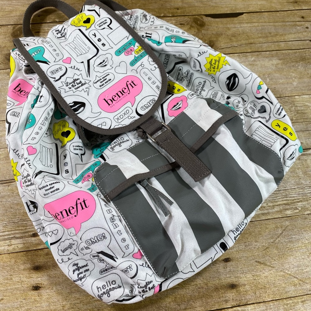 NWOT benefit Cosmetics Backpack